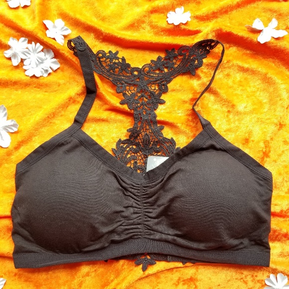 WOMENS LACE BRALETTE SPORTS BRA - Picture 4 of 6